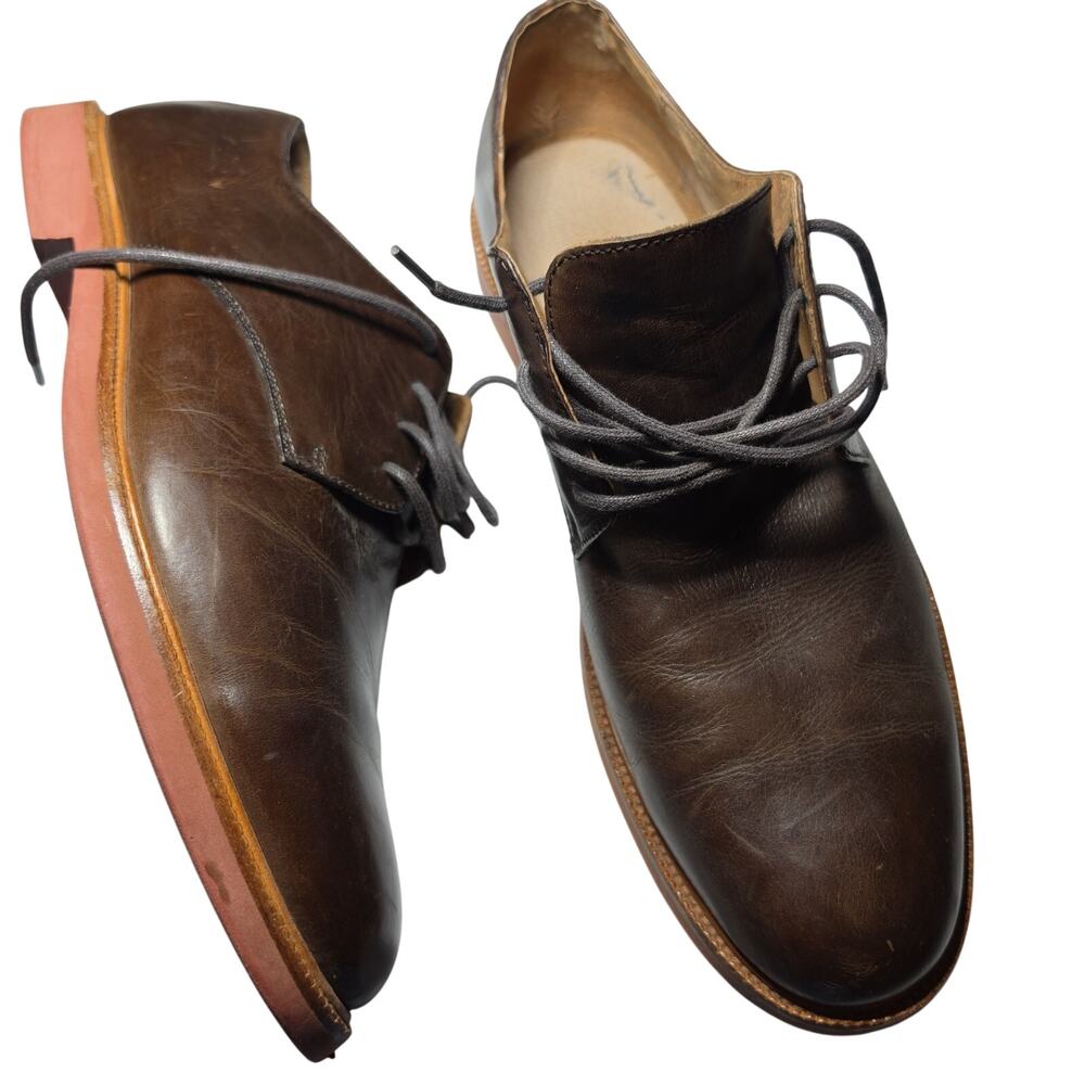 POLO Ralph Lauren Size 13 D Brown Leather Casual Oxford Dress Shoes
